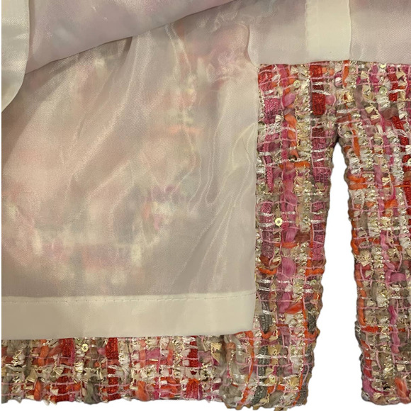 Tahari pink tweed pencil skirt - 2p NWT - Picture 8 of 13